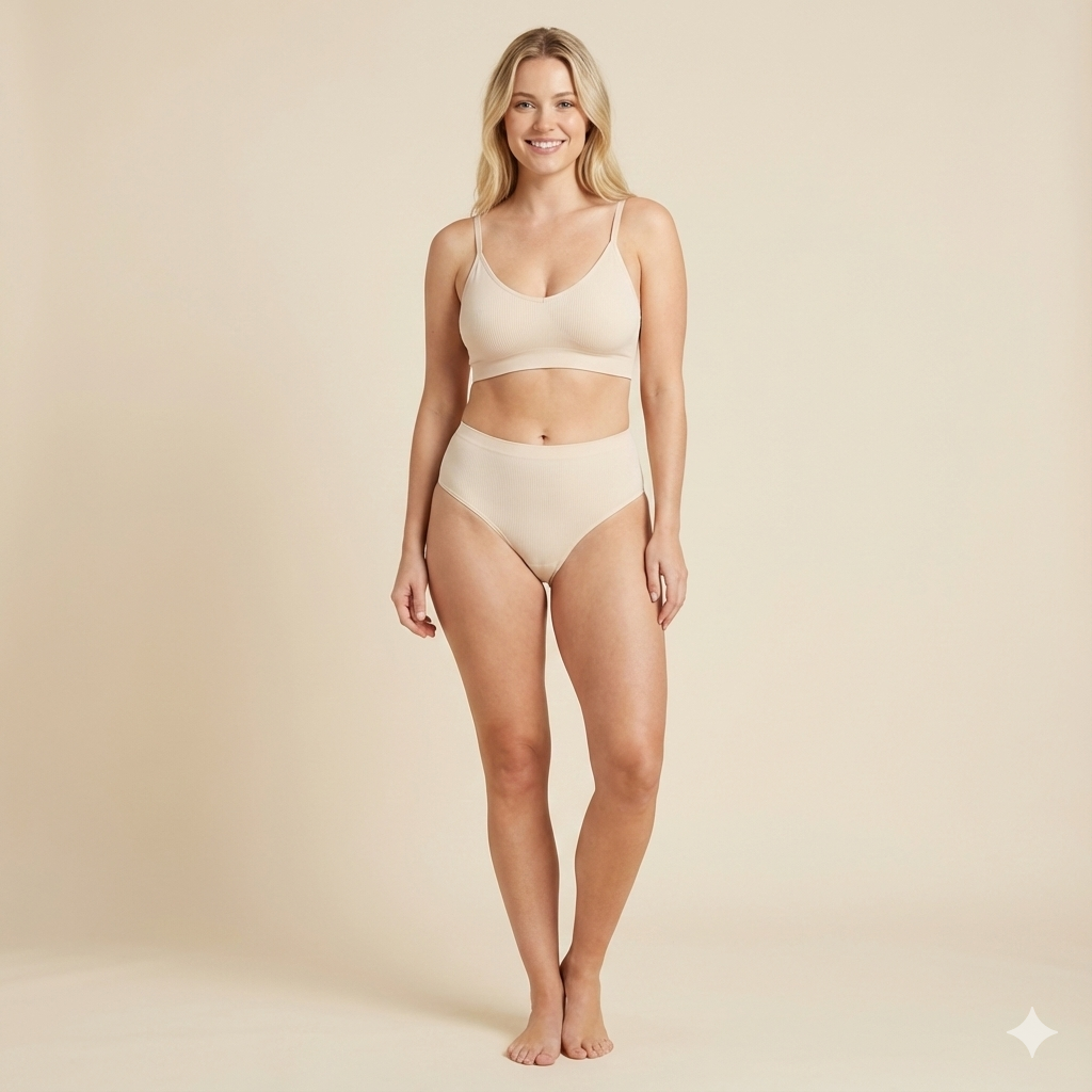 Ribbed Mid-Rise Thong (3-Pack)