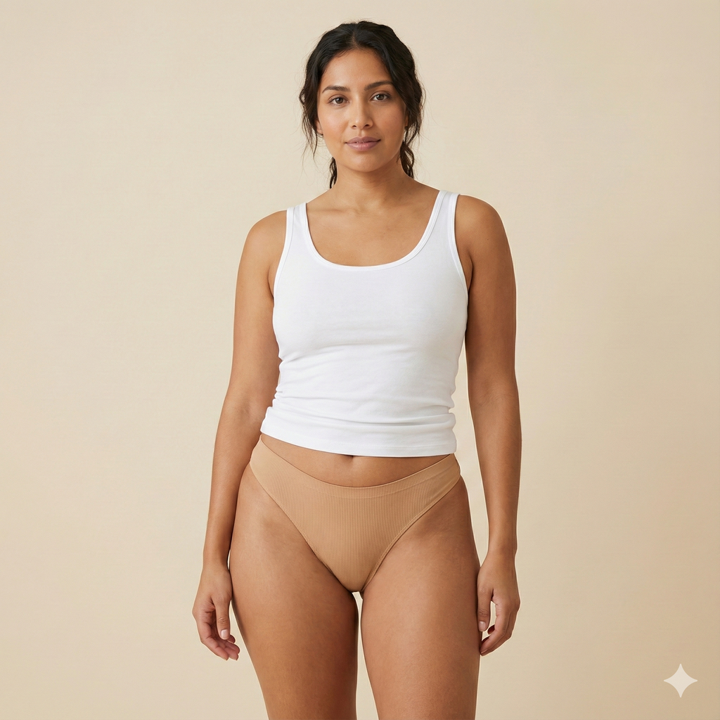 Ribbed Bikini Thong (3-Pack)