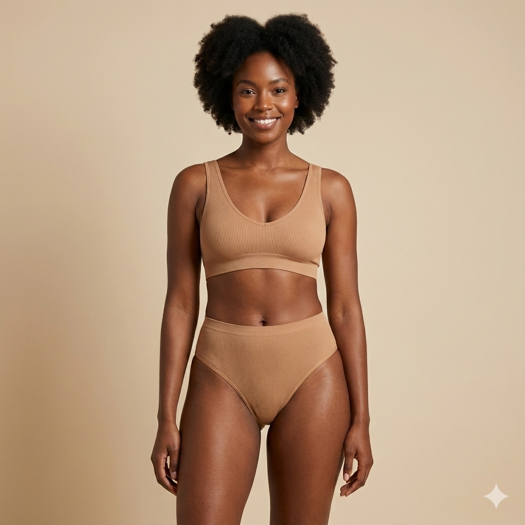 Ribbed Mid-Rise Thong (3-Pack)